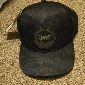Ranger Boats Black Camo Cap